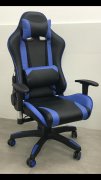 כסא גיימר כחול שחור