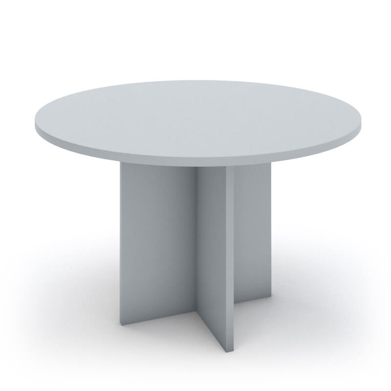 שולחן ישיבות עגול רגל X