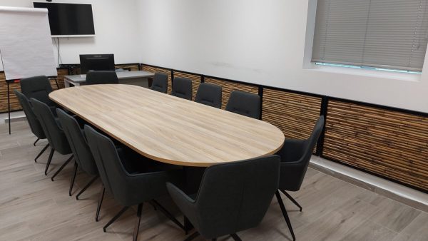 שולחן ישיבות "מטריקס" אליפסה במידה עד 480X120