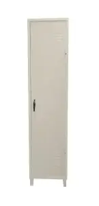 ארון הלבשה מתכת דלת + מוט תלייה