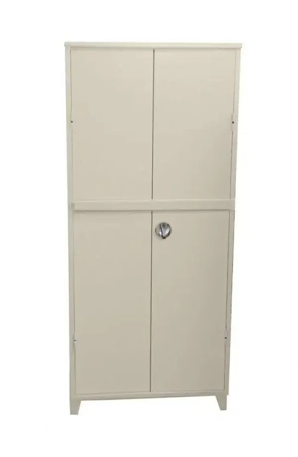 ארון מתכת 2 דלתות מוט בטחון