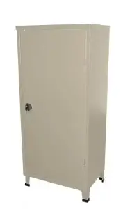 ארון מתכת דלת קרם