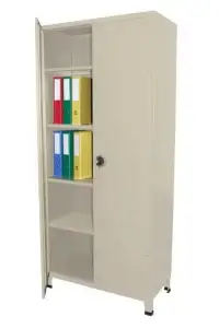 מתכת 2 דלתות קרם